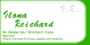 ilona reichard business card